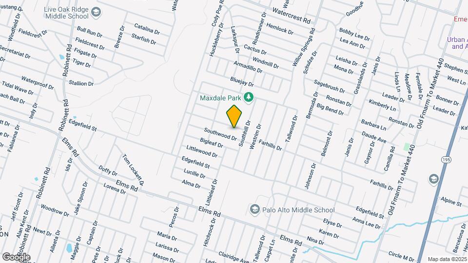 2506 Eastwood Dr Map and Location Details