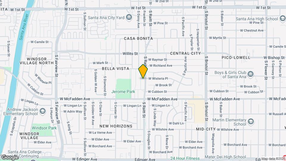 806 S Raitt St Mapa y Detalles de la Ubicación