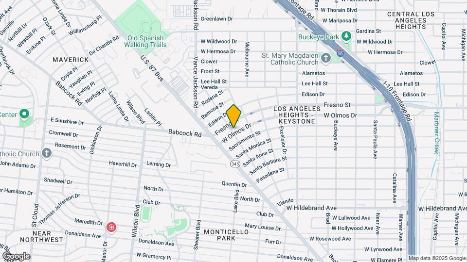 2229 W Olmos Dr, Unit 2229 W Olmos Mapa y Detalles de la Ubicación