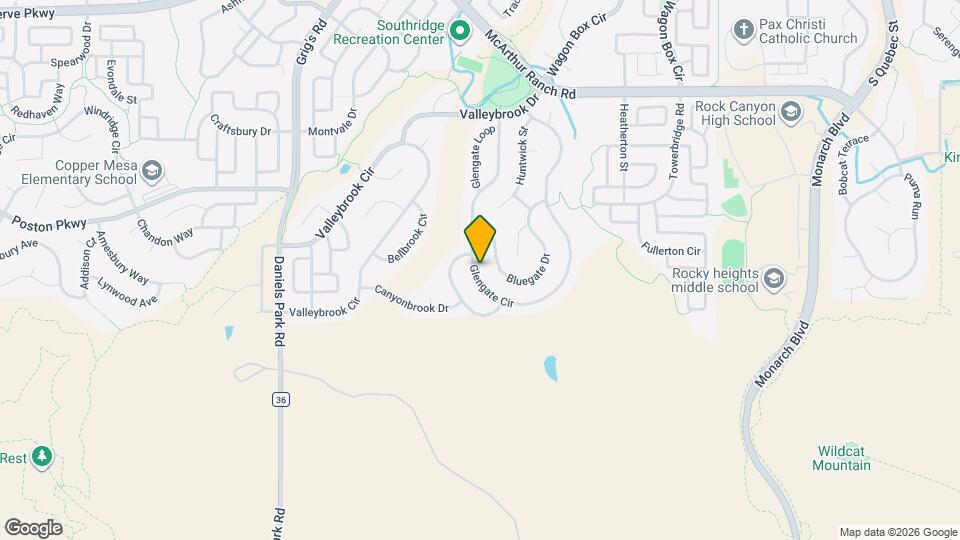 10862 Glengate Cir Map and Location Details