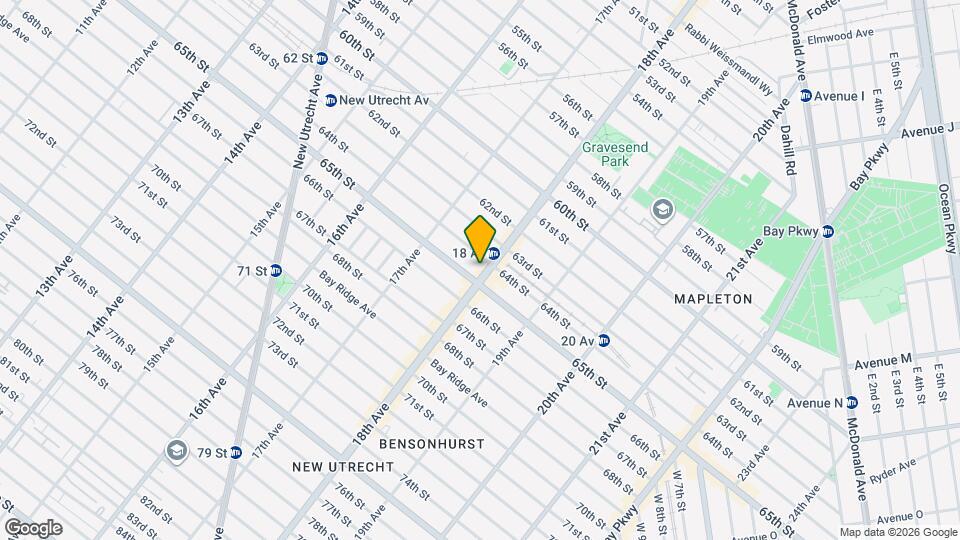 6412-6418 18th Ave Map and Location Details