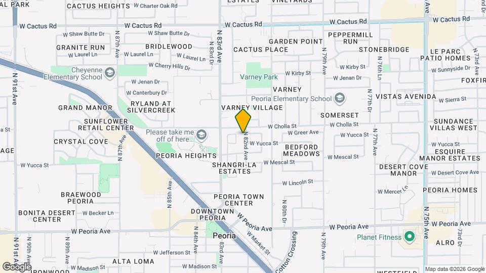 11320 N 82nd Ave Map and Location Details