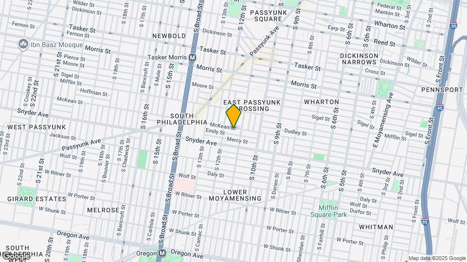 1118 McKean St Mapa y Detalles de la Ubicación