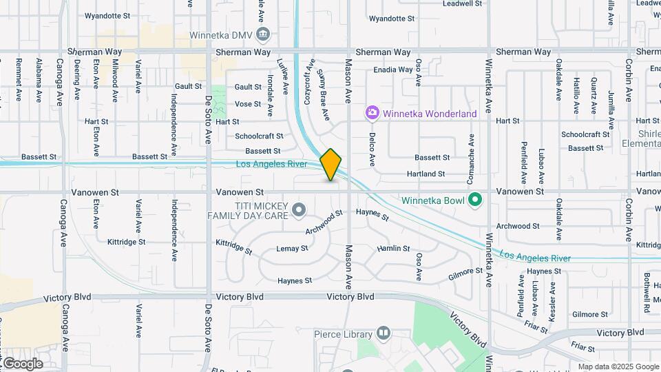 20533 Vanowen St Map and Location Details