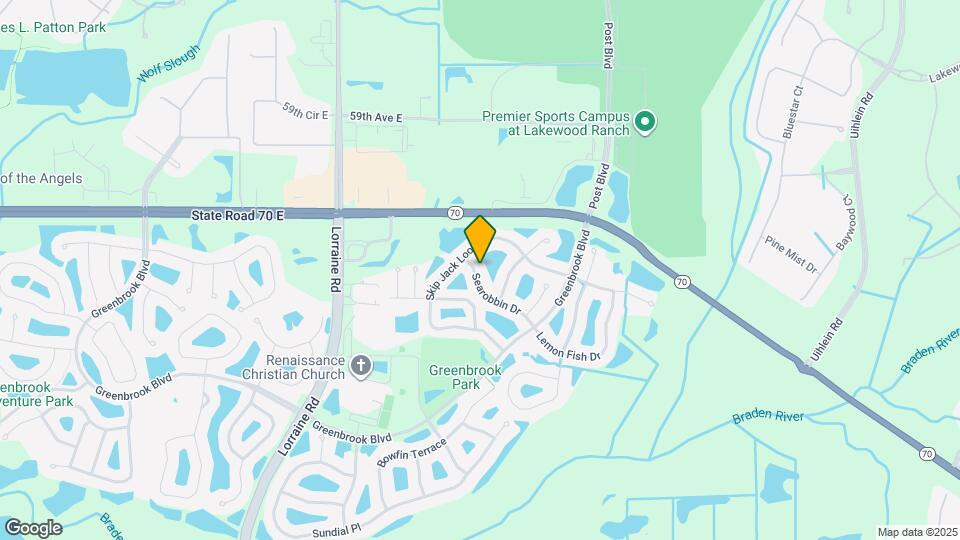 15117 Searobbin Dr Mapa y Detalles de la Ubicación