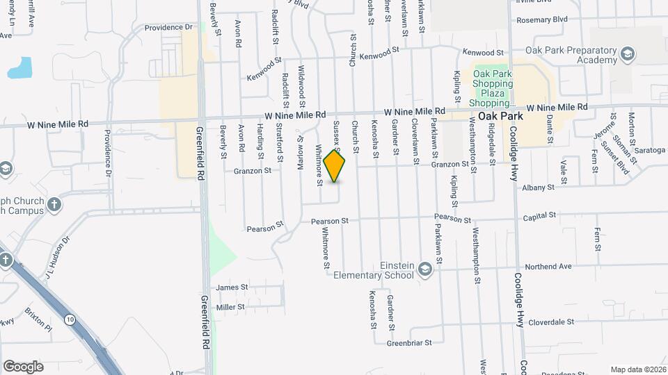 21905 Sussex St Map and Location Details