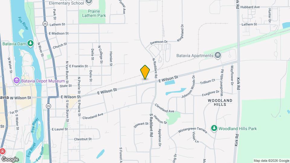 825 E Wilson St Map and Location Details