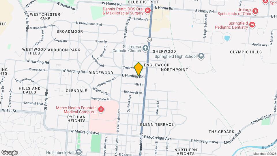 135 E Harding Rd Map and Location Details