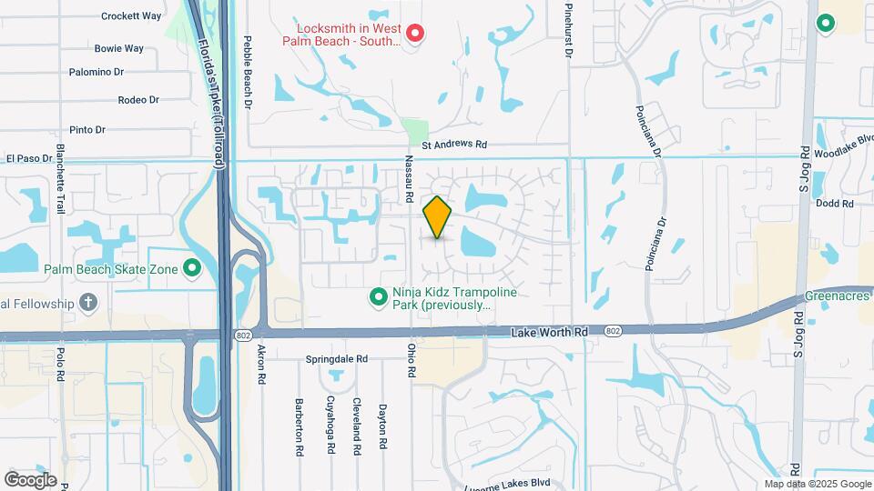 857 Worcester Ln Map and Location Details