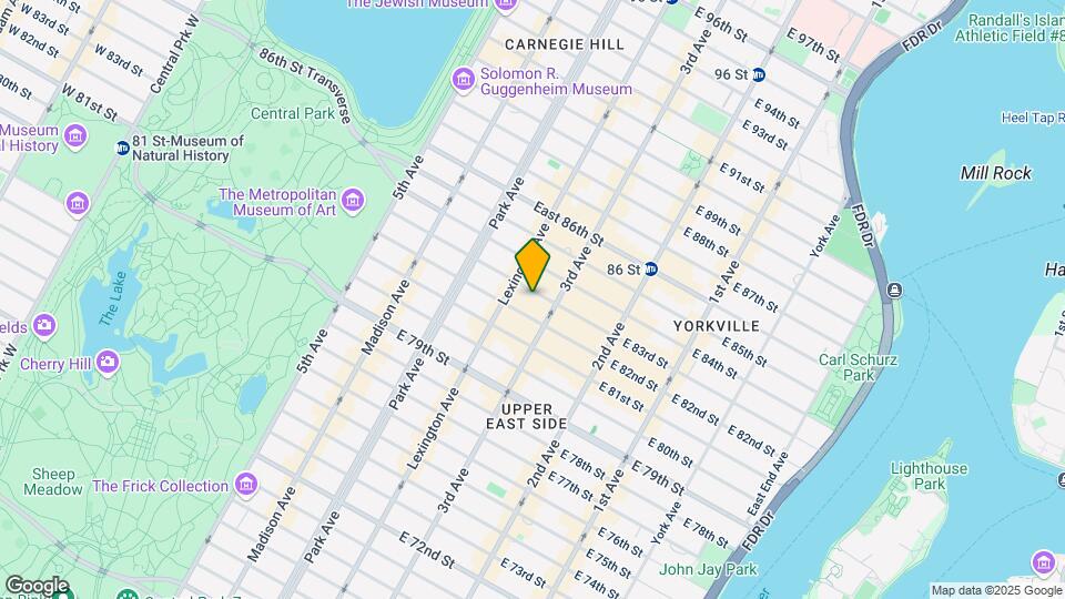 162 E 83rd St Map and Location Details