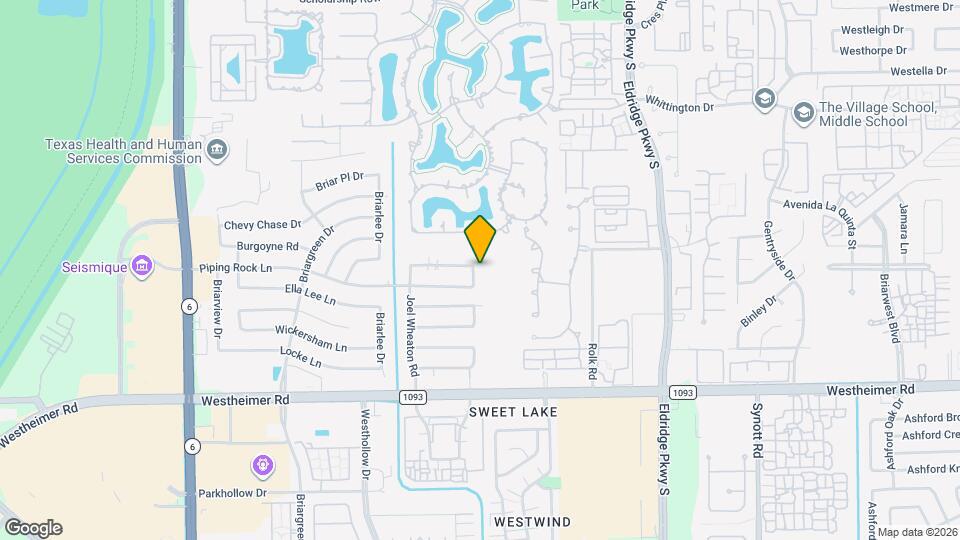 13703 Piping Rock Ln Map and Location Details