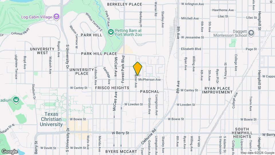 2637 Frazier Ave Map and Location Details