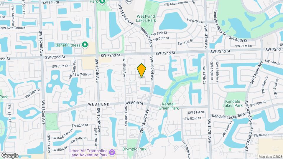 15334 SW 72nd St Map and Location Details