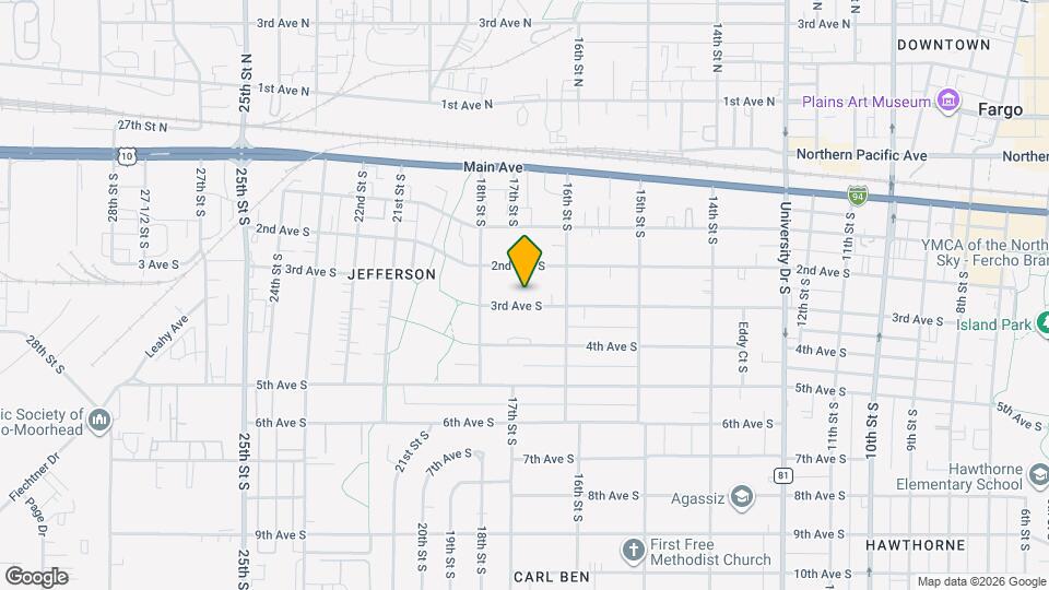 1629 3rd Ave S Map and Location Details