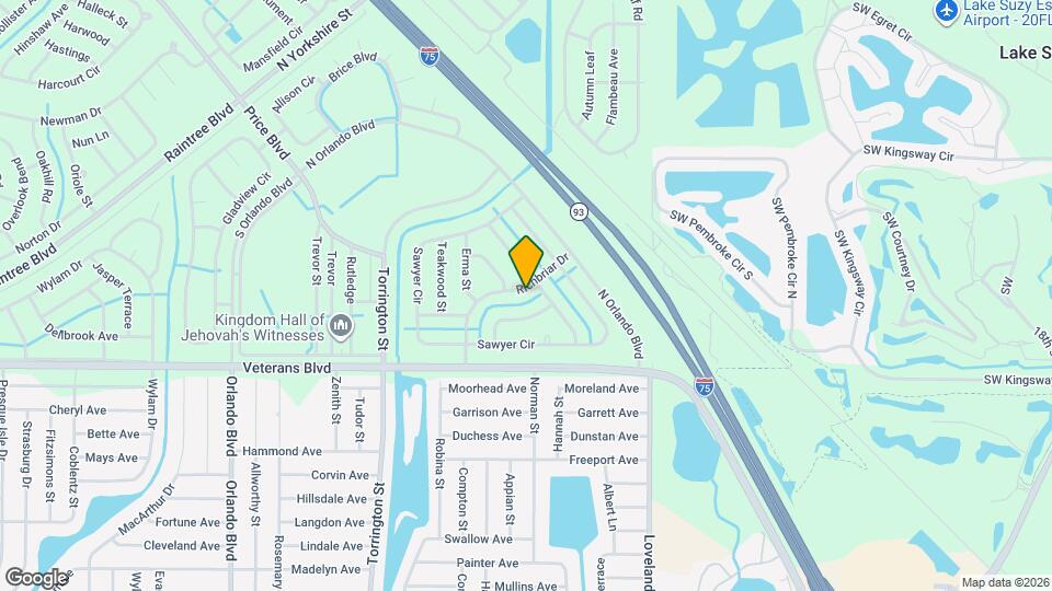 1458 Richbriar Dr Mapa y Detalles de la Ubicación