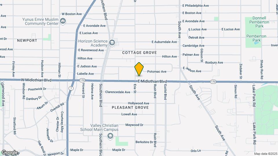 210 E Midlothian Blvd Map and Location Details