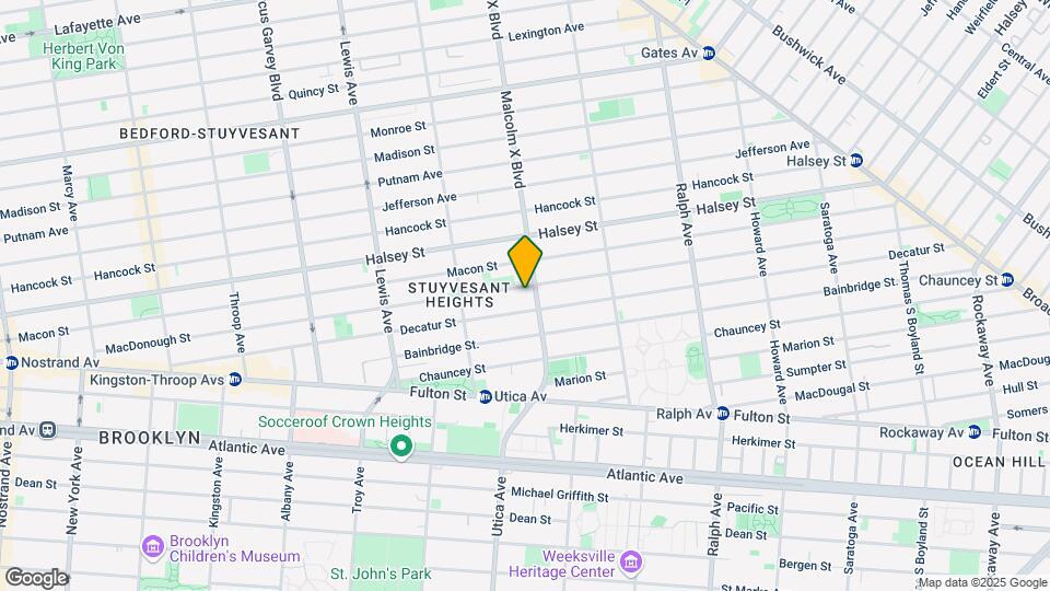 436 MacDonough St Map and Location Details