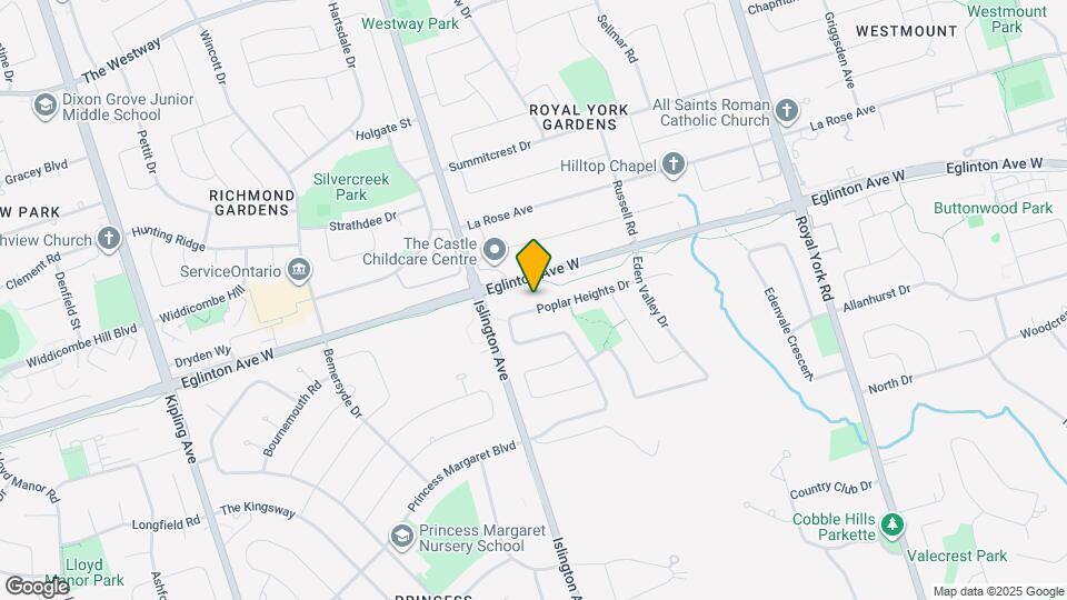 100 Poplar Heights Dr Map and Location Details