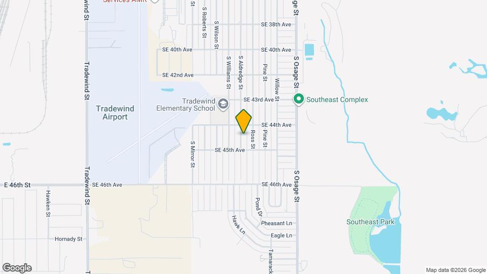 4409 S Aldredge St Map and Location Details