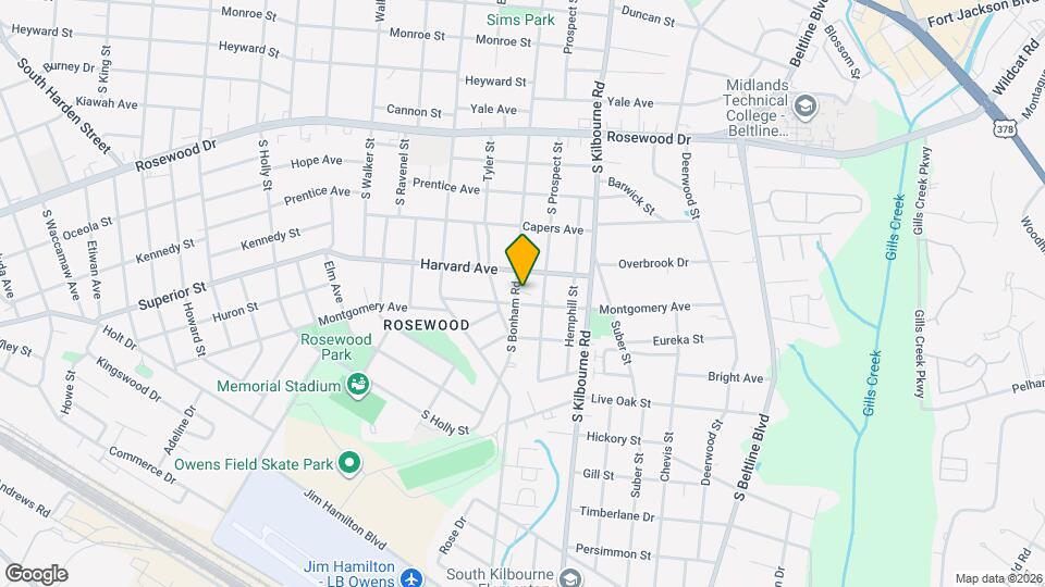 608 S Bonham Rd Mapa y Detalles de la Ubicación