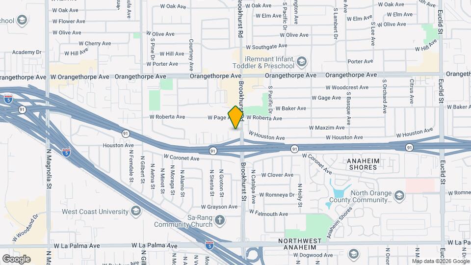 1814 W Houston Ave Mapa y Detalles de la Ubicación