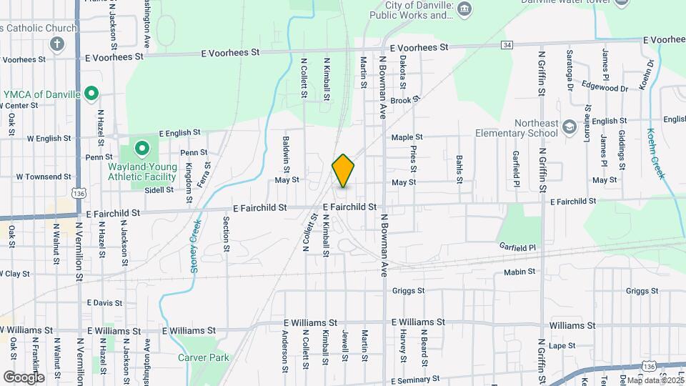 908 Jewell St Map and Location Details