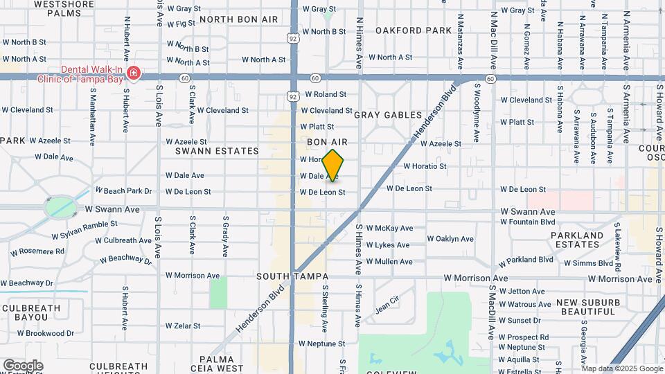 3619 W De Leon St Map and Location Details