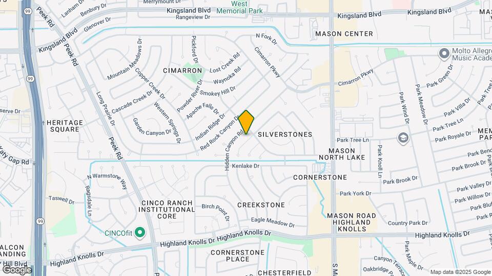 1014 Three Forks Dr Map and Location Details