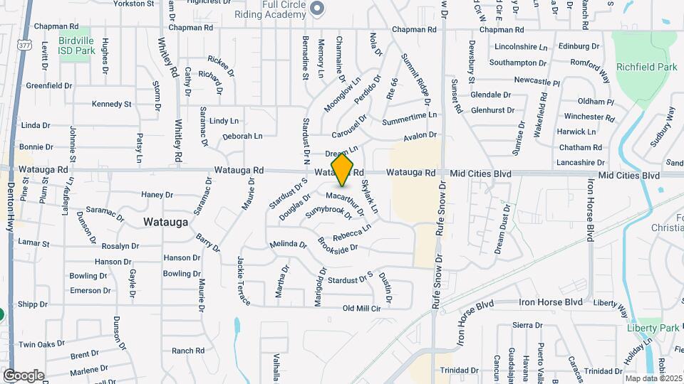 6409 Macarthur Dr Map and Location Details