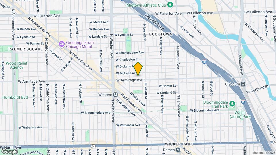 2228 W Armitage Ave, Unit M09B Mapa y Detalles de la Ubicación