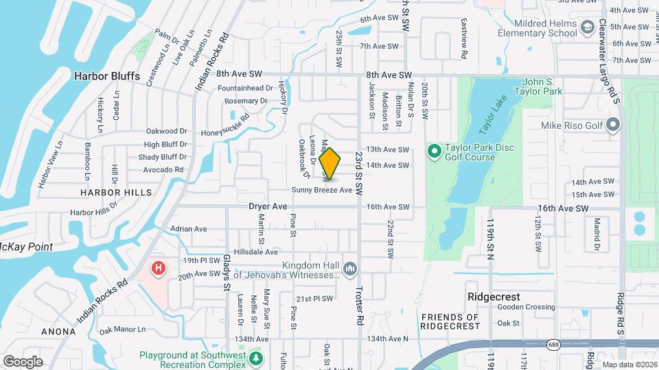 2589 Sunny Breeze Ave Map and Location Details