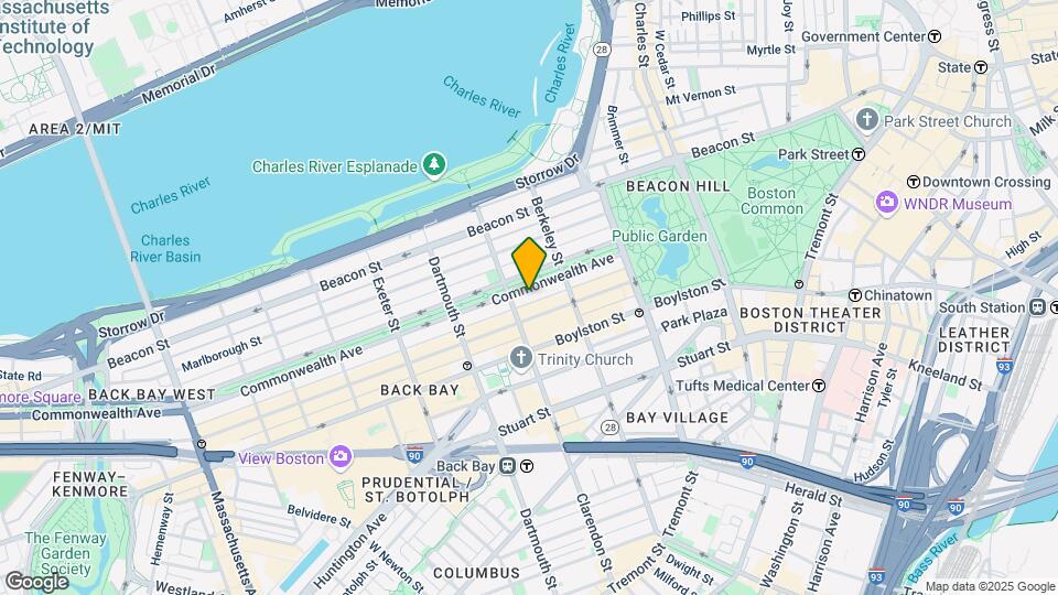 78 Commonwealth Ave, Unit #50 Map and Location Details