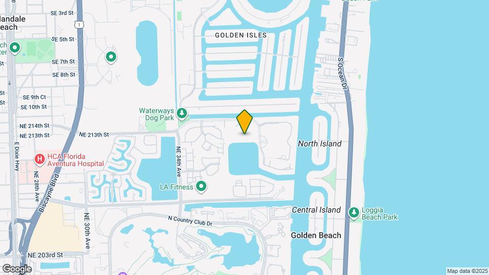 3620 Yacht Club Dr Map and Location Details