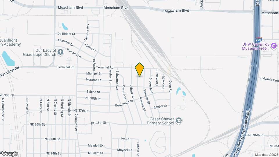 4024 Neches St Map and Location Details