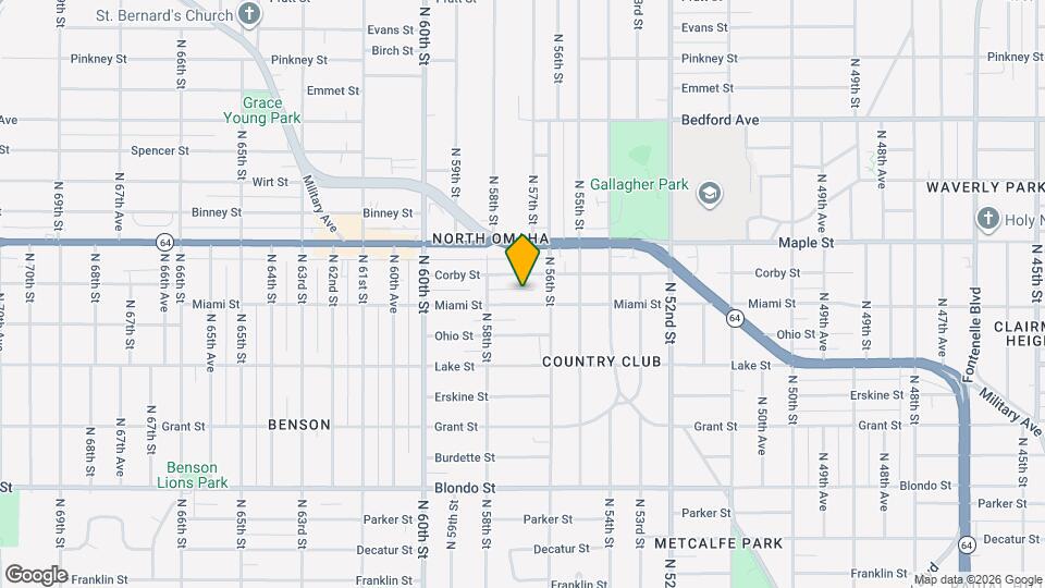 5626 Miami St Map and Location Details