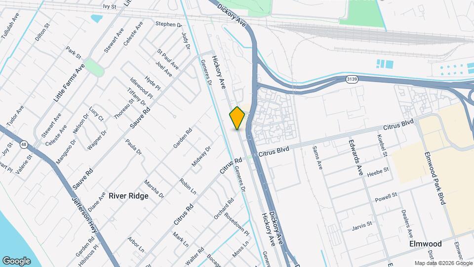 1824 Hickory Ave Map and Location Details