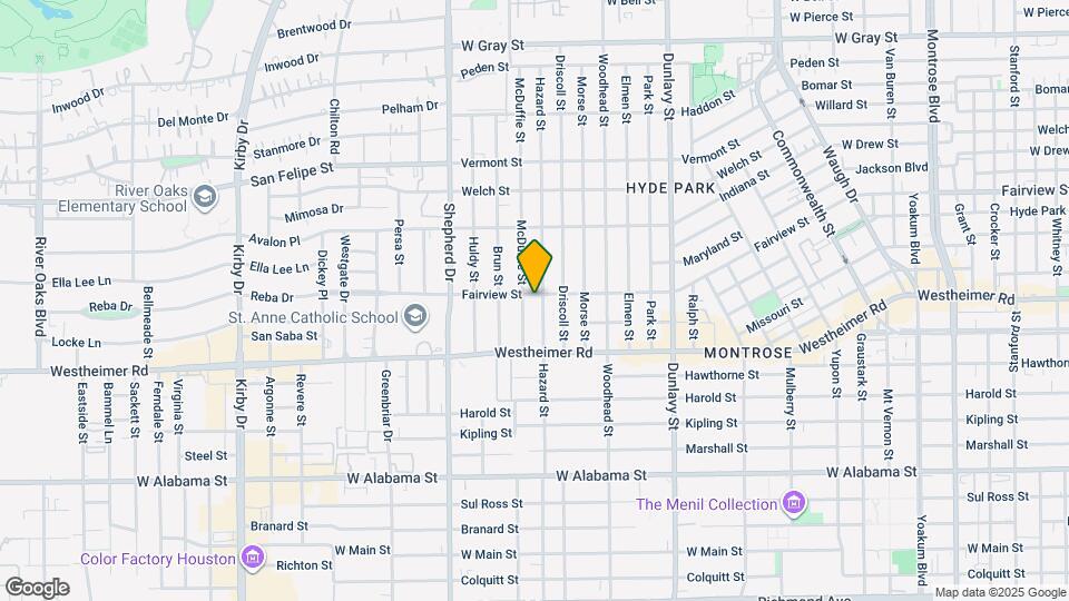 1977 Fairview St Mapa y Detalles de la Ubicación
