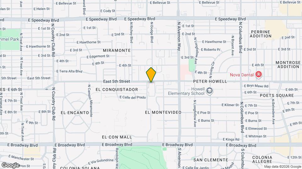 532 N Dodge Blvd, Unit Dodge Condo Map and Location Details
