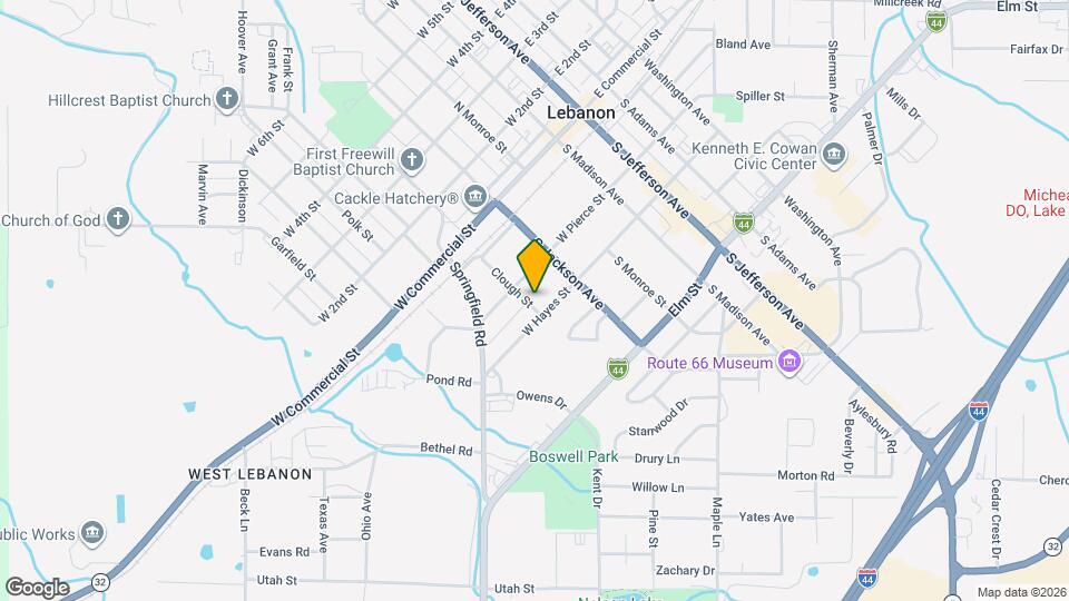 317 Clough St Map and Location Details