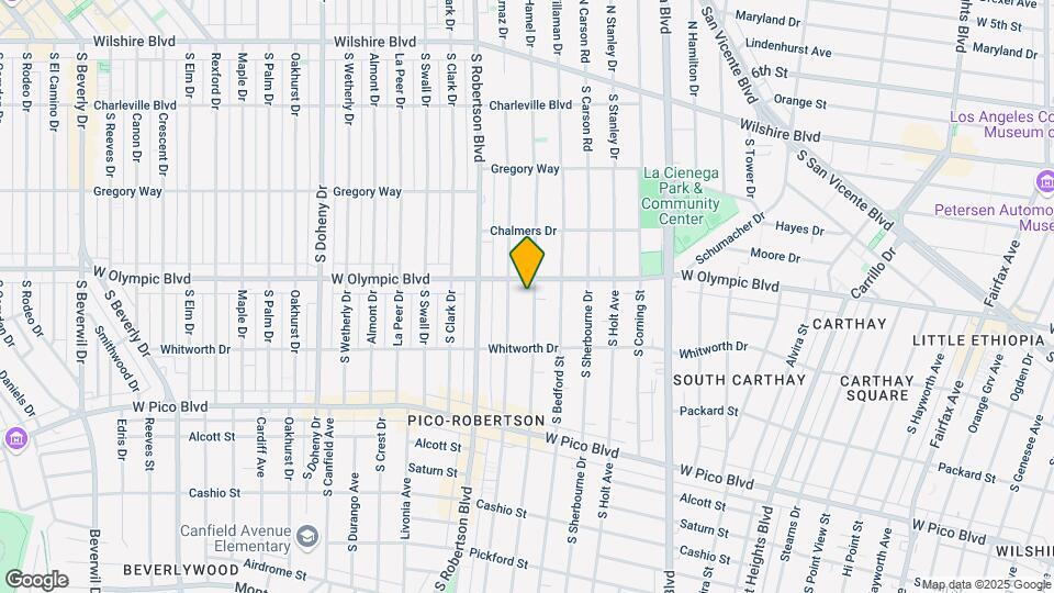 1017 S Shenandoah St Mapa y Detalles de la Ubicación