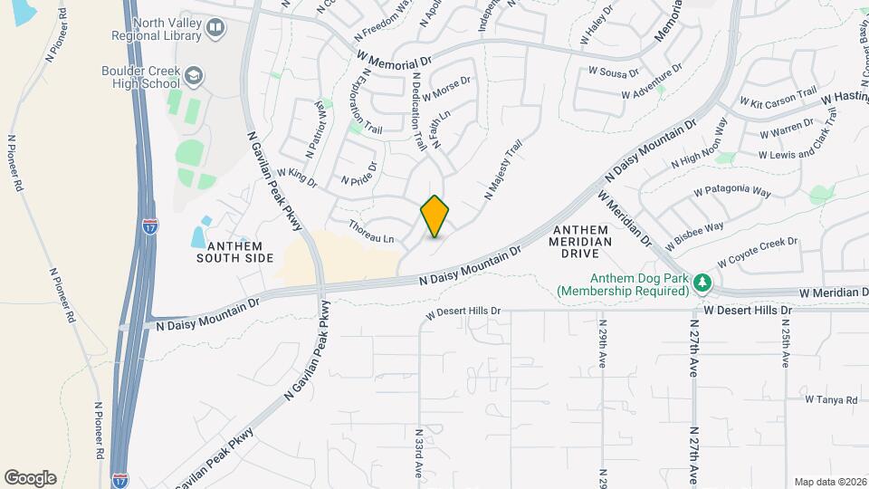 39620 N Majesty Ct Map and Location Details