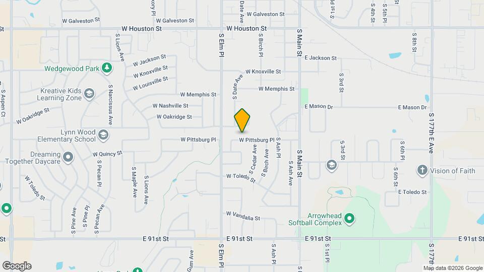 502 W Pittsburg Pl Map and Location Details