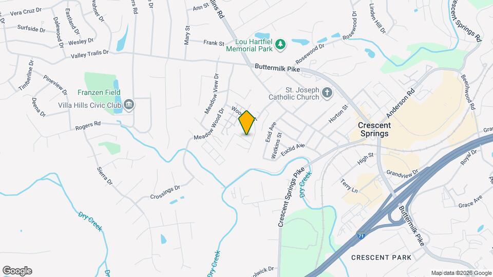 2506 Crosshill Dr Map and Location Details