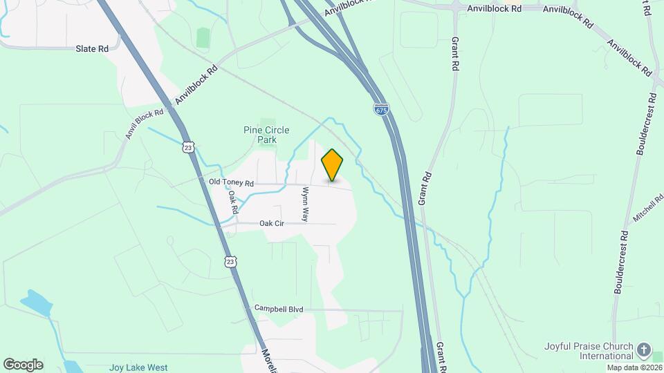 2655 Old Toney Rd Map and Location Details