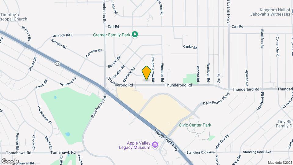 20366 Thunderbird Rd Map and Location Details