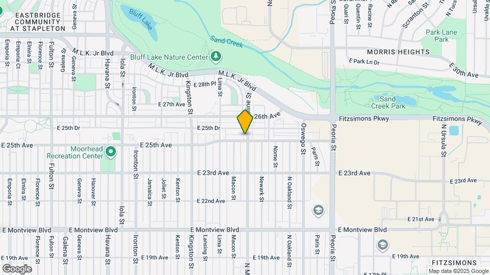 2507 N Moline St Map and Location Details