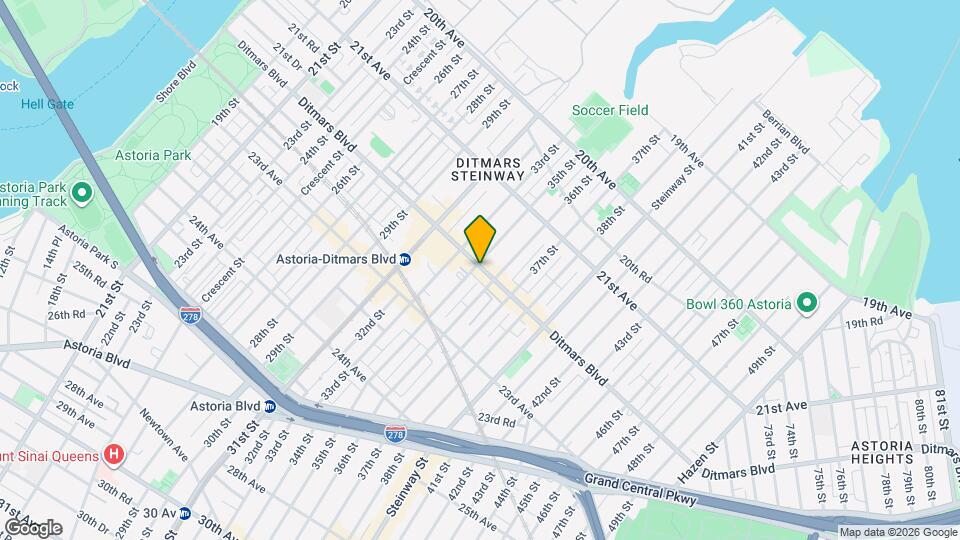 35-02 Ditmars Blvd Mapa y Detalles de la Ubicación