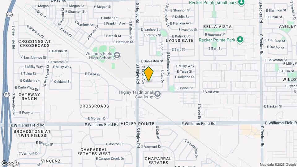 3271 E Carla Vista Dr Map and Location Details