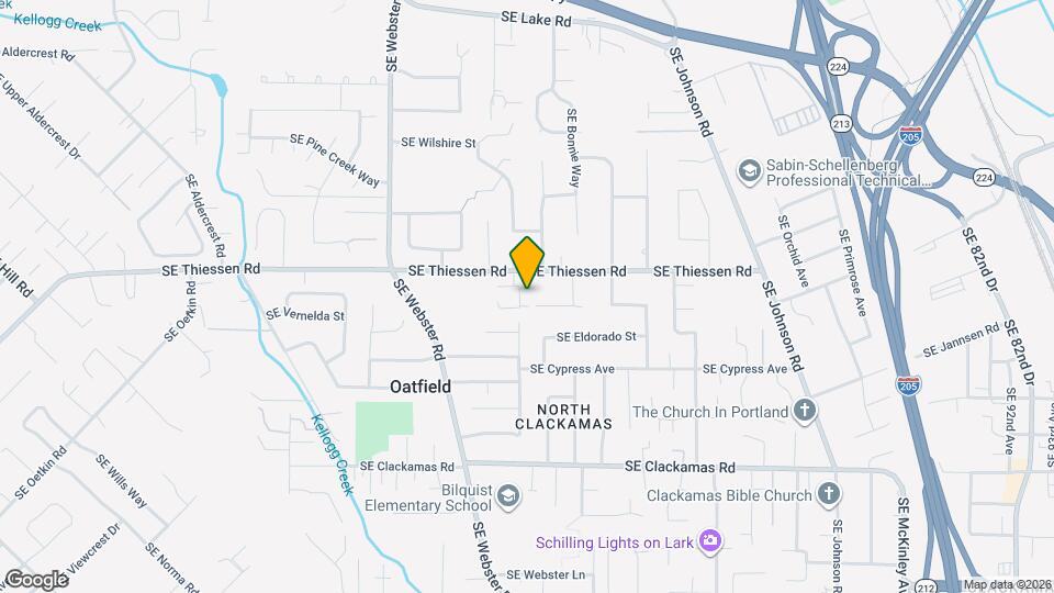 7336 SE Thiessen Rd Map and Location Details