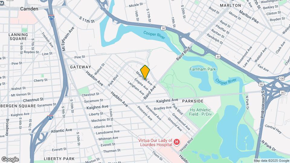 1243 Magnolia Ave Map and Location Details